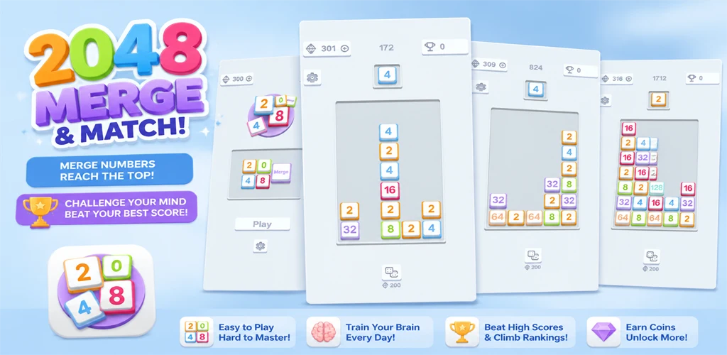 2048 Merge Match screenshot